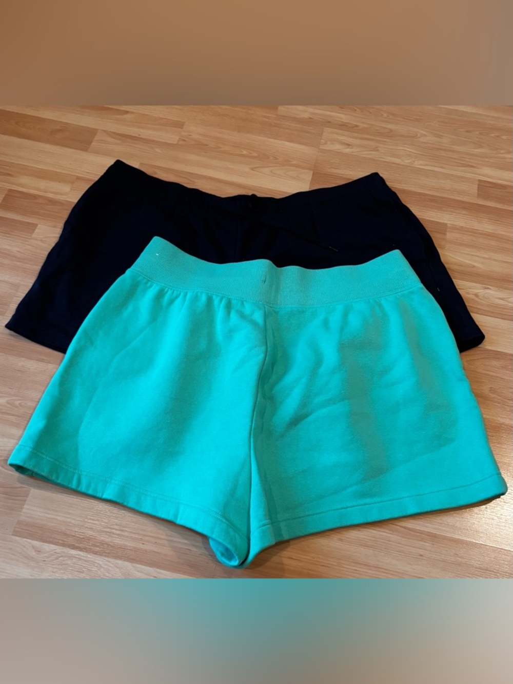 Nike Drawstring Jogger Shorts - Green and Black - Picture 5 of 10